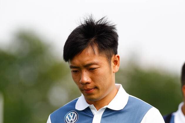Zhang Xizhe (VfL Wolfsburg) - 1. Fußball Bundesliga Testspiel Saison 2015-2016 VfL Wolfsburg vs. Veltins Auswahl in der Flutmulde in Gifhorn - Portrait,Deutschland, Fussball, Mann, Maenner,04.07.2015