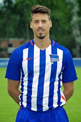 DFL Fussball Berlin 10.07.2015 Hertha BSC Saison 2015 2016 Portraettermin 2015 2016 Sandro WAGNER
