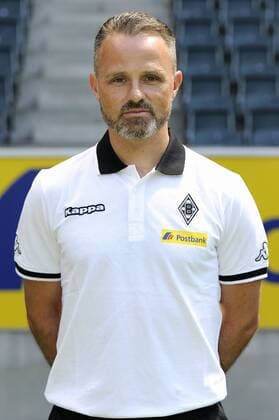Fussball, Bundesliga, Deutschland, Herren, Porträttermin Saison 2015 2016; Bor. Mönchengladbach: Rehatrainer Andreas Bluhm (Mgladbach). Einzelbild, Portrait, Porträt.