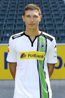 Fussball, Bundesliga, Deutschland, Herren, Porträttermin Saison 2015 2016; Bor. Mönchengladbach: Andreas Christensen (Mgladbach). Einzelbild, Portrait, Porträt.
