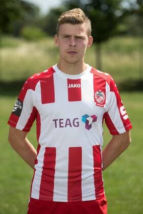 Weissensee , 100715 , Fussball 3.Liga FC Rot Weiss Erfurt Mannschaftsfoto , Portrait , Portraittermin im Bild: Patrick Schikowski (Erfurt)
