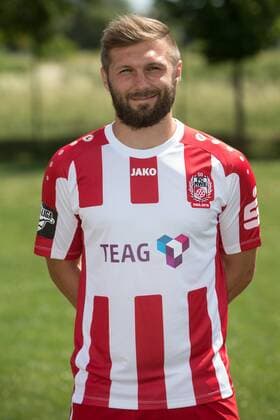 Weissensee , 100715 , Fussball 3.Liga FC Rot Weiss Erfurt Mannschaftsfoto , Portrait , Portraittermin im Bild: Sebastian Tyrala (Erfurt)