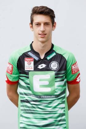 SOCCER - BL, Sturm, team photo shooting BAD TATZMANNSDORF,AUSTRIA,10.JUL.15 - SOCCER - tipico Bundesliga, SK Sturm Graz, team photo shooting. Image shows Fabian Ehmann (Sturm). GEPAxpictures xChristianxWalgram