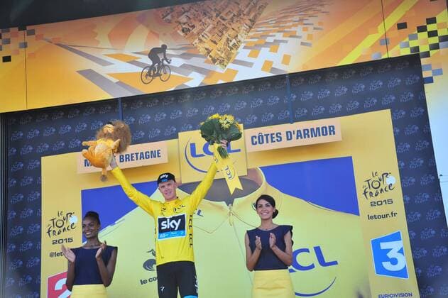 2015, Tour de France, tappa 08 Rennes - Mur de Bretagne, Team Sky 2015, Froome Christopher, Mur de Bretagne 