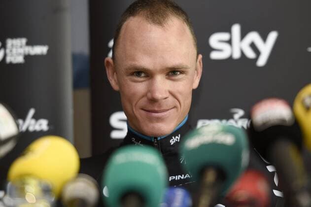 Aktuell Tour de France, Christopher Froome Pressekonferenz FROOME Christopher of Team Sky CYCLISME : Tour de France - Joue de repos 1 - Pau - 13 07 2015 Photonews Panoramic 