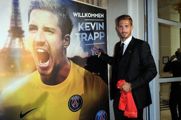Aktuell Fußball, Kevin Trapp bei Paris Saint Germain vorgestellt, PSG - 13 07 2015 FEP Panoramic 
