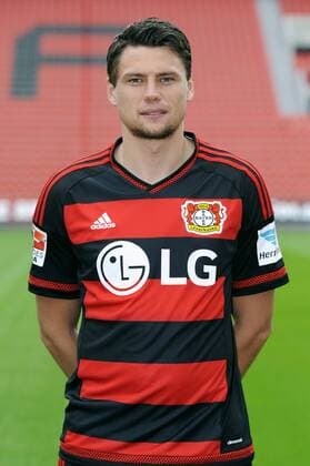 Fussball, Bundesliga, Deutschland, Herren, Porträttermin Saison 2015 2016; Bayer Leverkusen: Sebastian Boenisch (Leverkusen). Einzelbild, Portrait, Porträt.