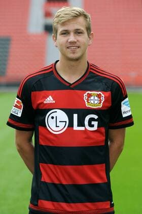 Fussball, Bundesliga, Deutschland, Herren, Porträttermin Saison 2015 2016; Bayer Leverkusen: Lukas Boeder (Leverkusen). Einzelbild, Portrait, Porträt.