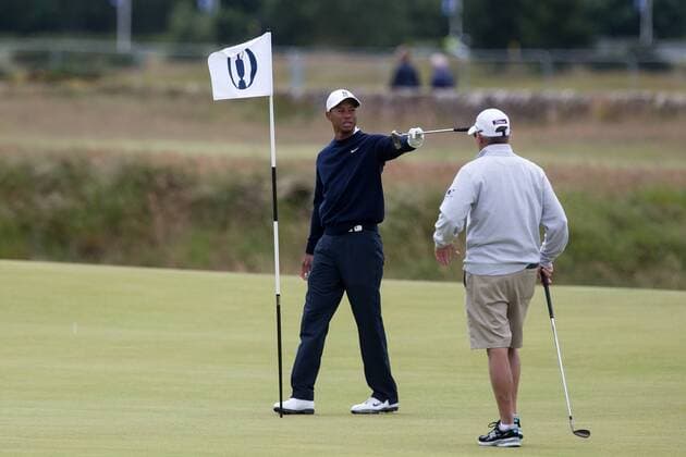 12.07.2015 The Old Course, St Andrews, Fife, Scotland Tiger Woods on the the 6th green during practise round for the 144th Open Golf Championship. xDavidxBlunsdenx  ActionPlus11640400