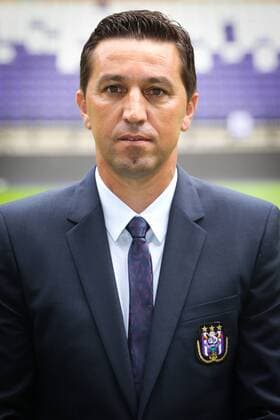 - BRUSSELS, BELGIUM: Anderlecht s head coach Besnik Hasi pictured during the 2015-2016 season photo shoot of Belgian first league soccer team RSC Anderlecht, Tuesday 14 July 2015 in Brussels. VIRGINIExLEFOUR  x04663973x