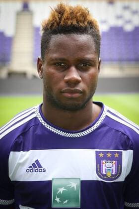 - BRUSSELS, BELGIUM: Anderlecht s Nathan Kabasele pictured during the 2015-2016 season photo shoot of Belgian first league soccer team RSC Anderlecht, Tuesday 14 July 2015 in Brussels. VIRGINIExLEFOUR  x04663963x
