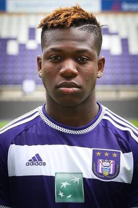 - BRUSSELS, BELGIUM: Anderlecht s Aaron Leya Iseka pictured during the 2015-2016 season photo shoot of Belgian first league soccer team RSC Anderlecht, Tuesday 14 July 2015 in Brussels. VIRGINIExLEFOUR  x04663928x