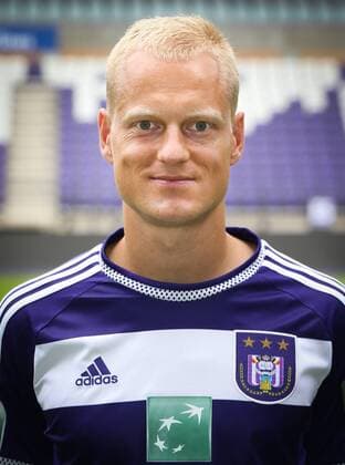 - BRUSSELS, BELGIUM: Anderlecht s Olivier Deschacht pictured during the 2015-2016 season photo shoot of Belgian first league soccer team RSC Anderlecht, Tuesday 14 July 2015 in Brussels. VIRGINIExLEFOUR  x04663902x