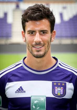 - BRUSSELS, BELGIUM: Anderlecht s Maxime Colin pictured during the 2015-2016 season photo shoot of Belgian first league soccer team RSC Anderlecht, Tuesday 14 July 2015 in Brussels. VIRGINIExLEFOUR  x04663903x