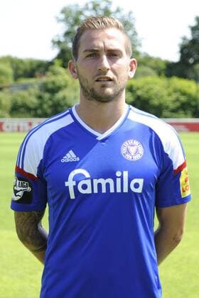 Kiel, 14. Juli 2015 Fußball, Saison 2015 2016, 3. Bundesliga, Offizieller Fototermin Holstein Kiel: Marc Heider (Holstein Kiel, 20)