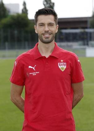 Physiotherapeut Kevin Fischer . Fototermin VfB Stuttgart 2 2015-2016 . Stuttgart, GER, 15.07.2015 ,Fussball 3. Liga 2015 2016.