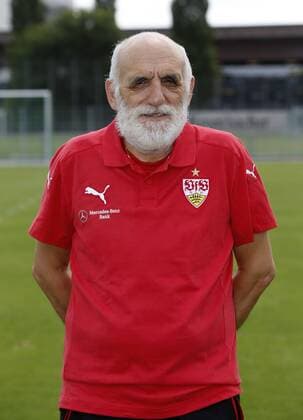 Zeugwart Kostas Papandrafillis . Fototermin VfB Stuttgart 2 2015-2016 . Stuttgart, GER, 15.07.2015 ,Fussball 3. Liga 2015 2016.