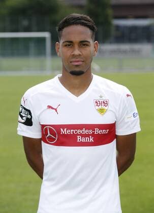 Philipp Mwene . Fototermin VfB Stuttgart 2 2015-2016 . Stuttgart, GER, 15.07.2015 ,Fussball 3. Liga 2015 2016.