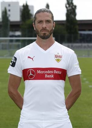 Daniel Vier . Fototermin VfB Stuttgart 2 2015-2016 . Stuttgart, GER, 15.07.2015 ,Fussball 3. Liga 2015 2016.