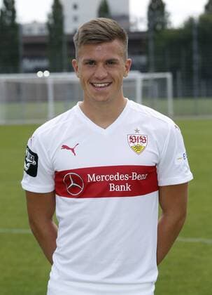 Simon Kranitz . Fototermin VfB Stuttgart 2 2015-2016 . Stuttgart, GER, 15.07.2015 ,Fussball 3. Liga 2015 2016.