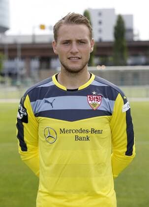 Marius Funk . Fototermin VfB Stuttgart 2 2015-2016 . Stuttgart, GER, 15.07.2015 ,Fussball 3. Liga 2015 2016.