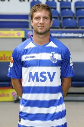 Fussball, 2. Bundesliga, Deutschland, Herren, Porträttermin Saison 2015 2016, MSV Duisburg: Nico Klotz (MSV). Einzelbild, Portrait, Porträt.
