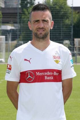 Stuttgart, Fußball 1. Bundesliga VfB Stuttgart Saison 2015 2016 Fototermin: Vedad Ibisevic