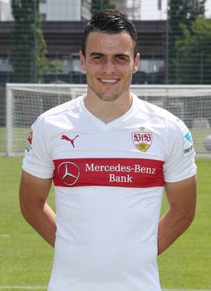 Stuttgart, Fußball 1. Bundesliga VfB Stuttgart Saison 2015 2016 Fototermin: Filip Kostic