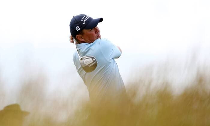 Aktuell Golf - The 144th Open Championship American Jason Dufner tees off on the 4th hole on the second day of the 144th Open Championship, St.Andrews on July 16, 2015.  LON2015071713 HUGOxPHILPOTT
