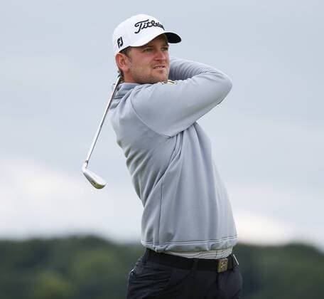 Aktuell Golf - The 144th Open Championship Austrian Bernd Wiesberger tees off on the 7th hole on the second day of the 144th Open Championship, St.Andrews on July 16, 2015.  LON2015071724 HUGOxPHILPOTT