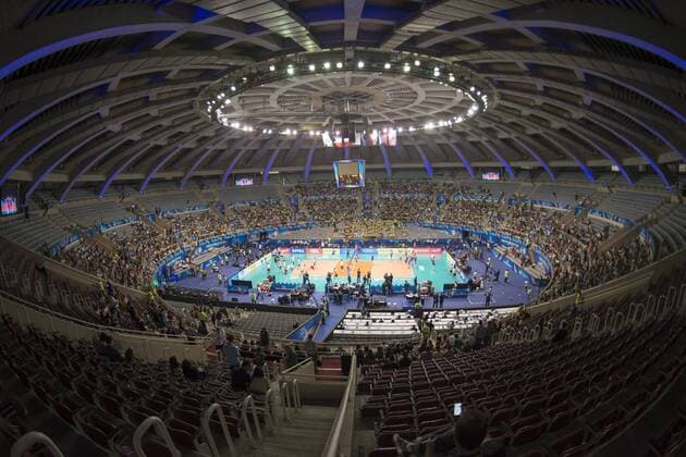 RIO DE JANEIRO, Brazil - World Volleyball League in Ginasio do Maracanazinho.  CelsoxPupo