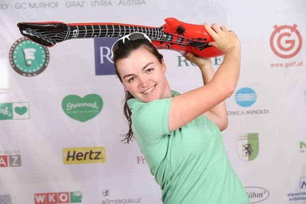 Aktuell Golf Damen, International European Ladies Amateur Championship - Fotoshooting GOLF - IELAC 2015, photo shoot FROHNLEITEN,AUSTRIA,20.JUL.15 - GOLF - EGA, European Golf Association, International European Ladies Amateur Championship, GC Murhof, photo shooting. Image shows Chloe Ryan (IRL). GEPAxpictures xChristianxWalgram