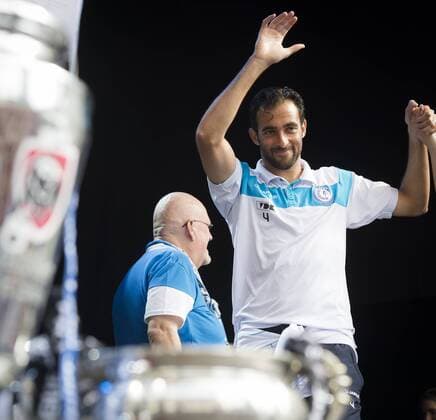 - GENT, BELGIUM: Gent s Rafinha Rafael Scapini de Almeida pictured during the official presentation of the 2015-2016 Belgian first division soccer team KAA Gent during the Gentse Feesten city festival, in Gent, Monday 20 July 2015. JASPERxJACOBS x04667851x