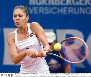 Andreea Mitu (ROU) Tennis - Gastein Ladies 2015 - WTA Tennis Damen - Europaeischer Hof - Bad Gastein - - Oesterreich - 21 July 2015. Juergen Hasenkopf
