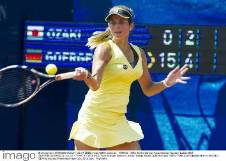 TENNIS - WTA Tennis Damen Nuernberger Gastein Ladies BAD GASTEIN,AUSTRIA,21.JUL.15 - TENNIS - WTA Tour, Nuernberger Gastein Ladies. Image shows Julia Goerges (GER). GEPAxpictures xMatthiasxHauer
