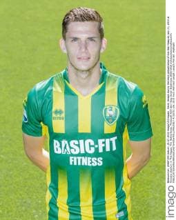 Kevin Jansen during the team presentation of Ado Den Haag on July 21, 2015 at Kyocera stadium in The Hague, The Netherlands. Photocall ADO den Haag Dutch Eredivisie 2015 2016 xVIxLaurensxLindhoutxIVx 4119781