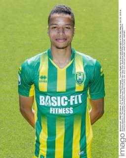 Tyronne Ebuehi during the team presentation of Ado Den Haag on July 21, 2015 at Kyocera stadium in The Hague, The Netherlands. Photocall ADO den Haag Dutch Eredivisie 2015 2016 xVIxLaurensxLindhoutxIVx 4119791