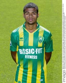 Segun Owobowale during the team presentation of Ado Den Haag on July 21, 2015 at Kyocera stadium in The Hague, The Netherlands. Photocall ADO den Haag Dutch Eredivisie 2015 2016 xVIxLaurensxLindhoutxIVx 4119793