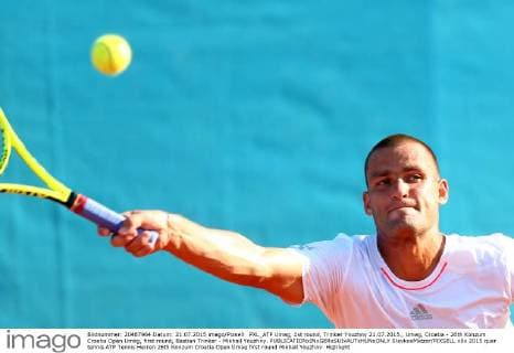 PXL_ATP Umag, 1st round, Trinker Youzhny 21.07.2015., Umag, Croatia - 26th Konzum Croatia Open Umag, first round, Bastian Trinker - Mikhail Youzhny.  SlavkoxMidzor PIXSELL