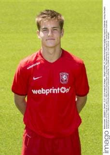 Aktuell Fußball, FC Twente Enschede Porträttermin Joachim Andersen during the team presentation of FC Twente on July 21, 2015 at the Grolsch Veste in Enschede, The Netherlands. Photocall FC Twente Dutch Eredivisie 2015 2016 xVIxxIVx 4120449