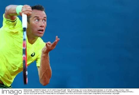 PXL_ATP Umag, 1st round, Giraldo Kohlschreiber 21.07.2015., Umag, Croatia - 26th Konzum Croatia Open Umag, first round, Santiago Giraldo - Phillip Kohlschreiber.  SlavkoxMidzor PIXSELL