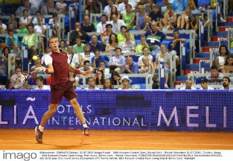 26th Konzum Croatia Open, Borna Coric - Marcel Granollers 21.07.2015., Croatia, Umag - 26th Konzum Croatia Open Umag, first round, Borna Coric - Marcel Granollers.  SlavkoxMidzor PIXSELL