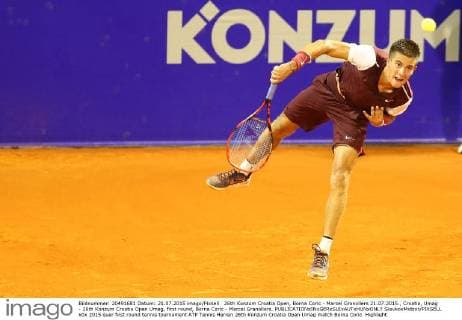 26th Konzum Croatia Open, Borna Coric - Marcel Granollers 21.07.2015., Croatia, Umag - 26th Konzum Croatia Open Umag, first round, Borna Coric - Marcel Granollers.  SlavkoxMidzor PIXSELL