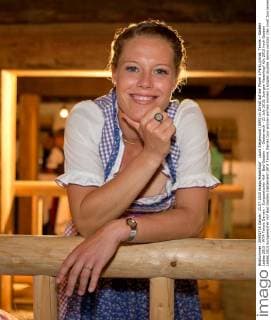 Laura Siegemund (GER) im Dirndl auf der Player s Party,privat, Tennis - Gastein Ladies 2015 - WTA Tennis Damen - Europaeischer Hof - Bad Gastein - - Oesterreich - 21 July 2015. Juergen Hasenkopf