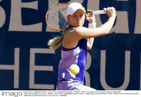 TENNIS - WTA Tennis Damen Nuernberger Gastein Ladies BAD GASTEIN,AUSTRIA,22.JUL.15 - TENNIS - WTA Tour, Nuernberger Gastein Ladies. Image shows Johanna Larsson (SWE). GEPAxpictures xMatthiasxHauer