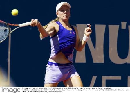TENNIS - WTA Tennis Damen Nuernberger Gastein Ladies BAD GASTEIN,AUSTRIA,22.JUL.15 - TENNIS - WTA Tour, Nuernberger Gastein Ladies. Image shows Johanna Larsson (SWE). GEPAxpictures xMatthiasxHauer