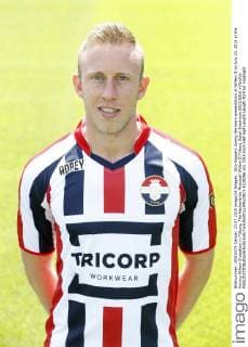 Dico Koppers during the team presentation of Willem II on July 23, 2015 at the Koning Willem II stadium in Tilburg, The Netherlands Photocall Willem II Tilburg Dutch Eredivisie 2015 2016 xVIxxIVx 4125296