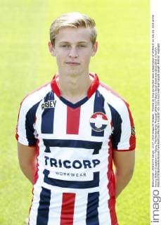 Frenkie de Jong during the team presentation of Willem II on July 23, 2015 at the Koning Willem II stadium in Tilburg, The Netherlands Photocall Willem II Tilburg Dutch Eredivisie 2015 2016 xVIxxIVx 4125297
