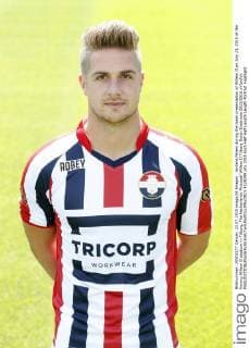 Jordens Peters during the team presentation of Willem II on July 23, 2015 at the Koning Willem II stadium in Tilburg, The Netherlands Photocall Willem II Tilburg Dutch Eredivisie 2015 2016 xVIxxIVx 4125299