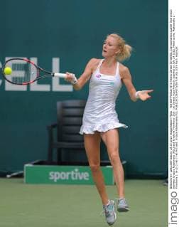 TEB BNP Paribas WTA Tennis Damen ISTANBUL Championships quarter final match between Urszula Radwanska (POL) and Tsvetana Pironkova (SVK ) at Garanti Koza Arena in Istanbul on July 24 2015. Match score: Radwanska 2 - Pironkova 1. (6-2) (3-6) (7-6) Pictured: Urszula Radwanska (POL 